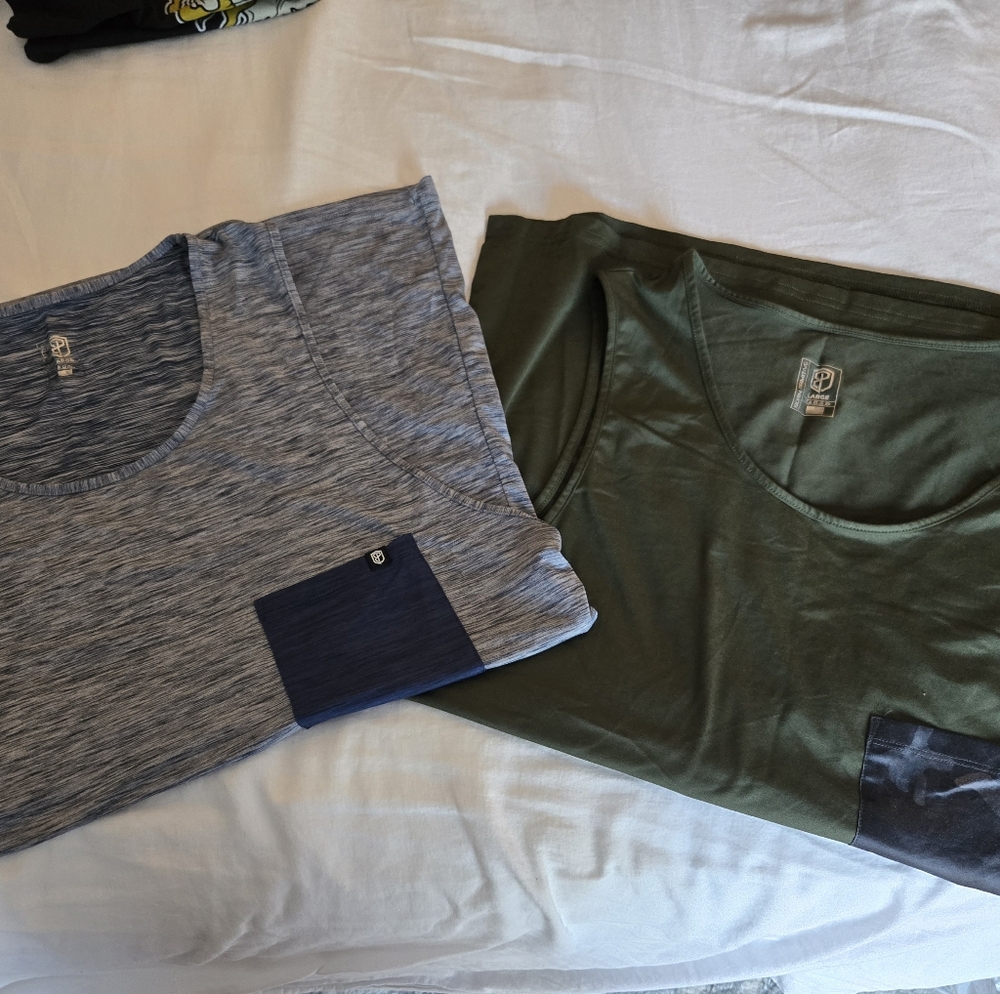 Bundle of Mens Born Primitive Tanks in size Large